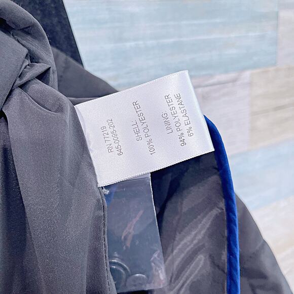 AMERICAN AIRLINES Midi Winter Coat Detachable Liner Black Thinsulate Womens 4 4R - Picture 9 of 9